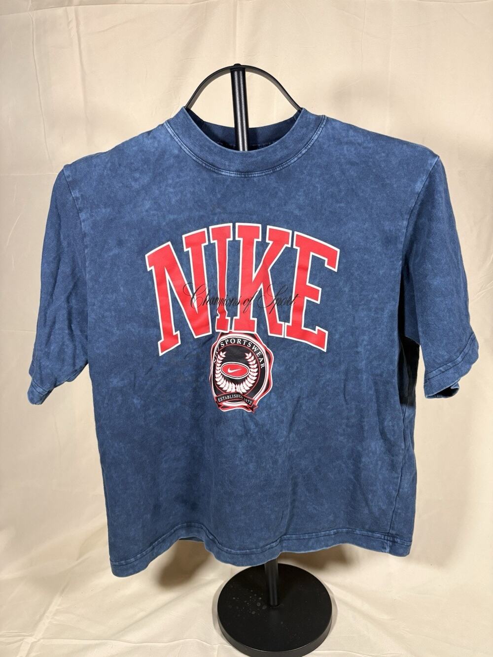 Nike The Nike Tee Women's Size S Blue Graphic T Shirt